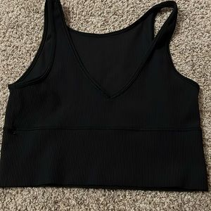 Basic Black Crop Top